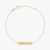 Boston College Horizontal Necklace Cavan Gold