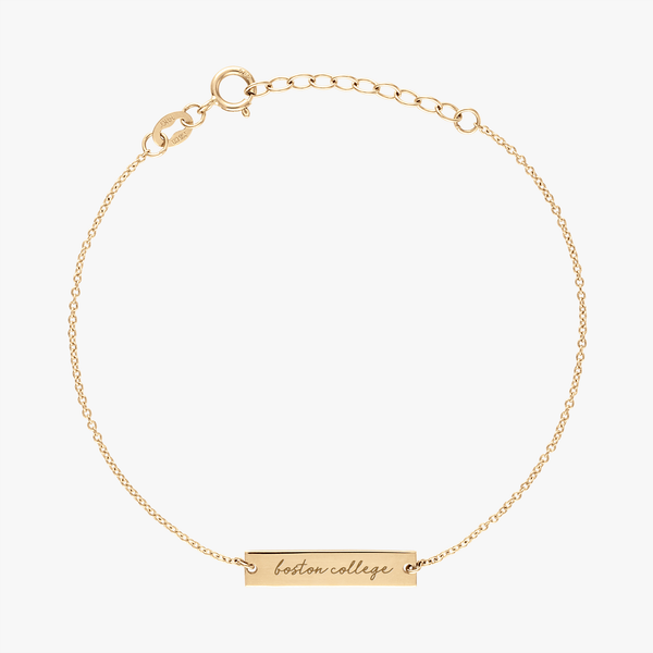 Boston College Horizontal Necklace Cavan Gold