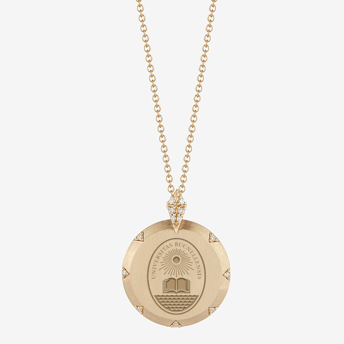 Bucknell 7-Point Diamond Pendant