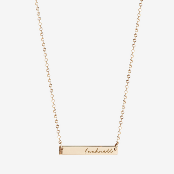 Bucknell Horizontal Bar Necklace