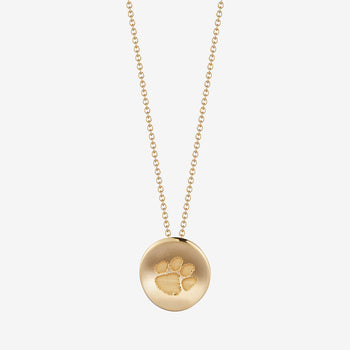 Clemson Paw Necklace