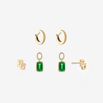 Baylor Logo Florentine Earring Bundle