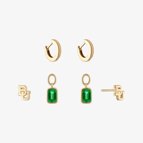 Baylor Logo Florentine Earring Bundle