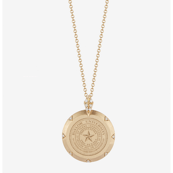 Baylor 7-Point Diamond Pendant