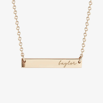Baylor Horizontal Bar Necklace