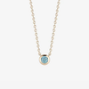 Blue Topaz Necklace