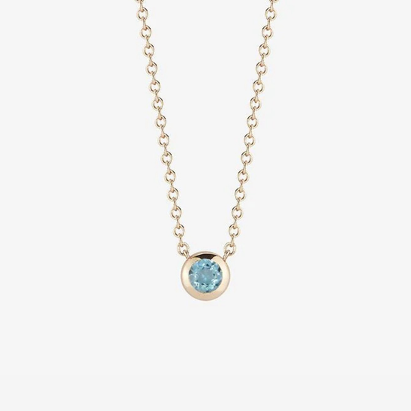 Blue Topaz Necklace