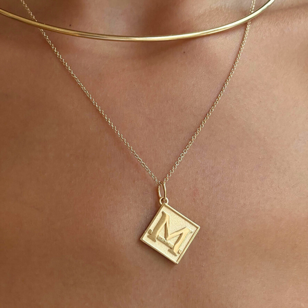 Michigan M on the Diag Pendant on figure