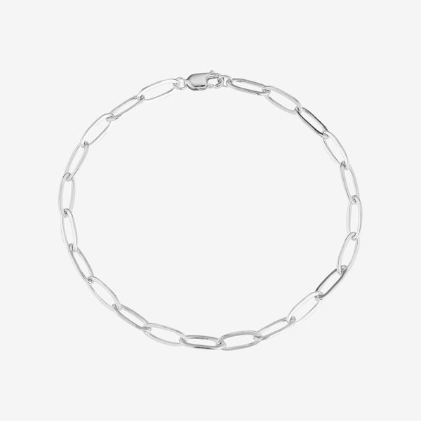 Silver Large Link Chain Bracelet