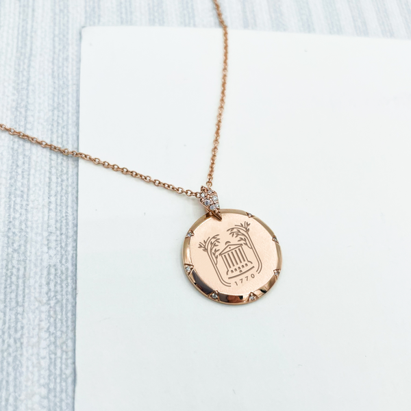 College of Charleston 7-Point Diamond Pendant