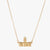 Gold Clemson Tillman Hall Necklace