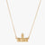 Gold Clemson Tillman Hall Necklace