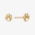 Clemson Paw Stud Earrings