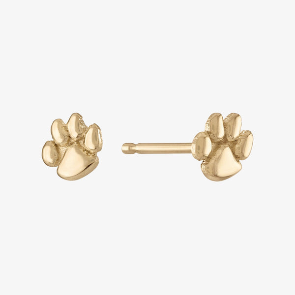 Clemson Paw Stud Earrings