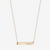 Claflin Horizontal Bar Necklace