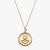 Columbia Sunburst Necklace with Cable Chain
