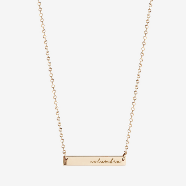 Columbia Horizontal Bar Necklace