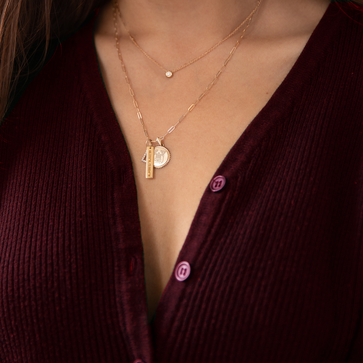 College of Charleston Sunburst Pendant