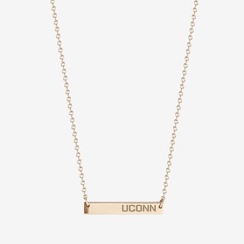 UCONN Horizontal Bar Necklace