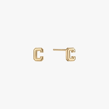 Cornell C Stud Earring