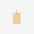 Custom Rectangular Pendant in Cavan Gold and 14K Gold