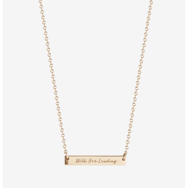 Cathedral Horizontal Bar Necklace