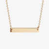Custom Horizontal Bar Necklace