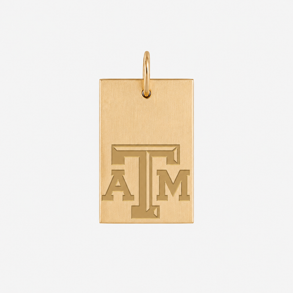 Texas A&M Gig 'Em Horizontal Bar Necklace