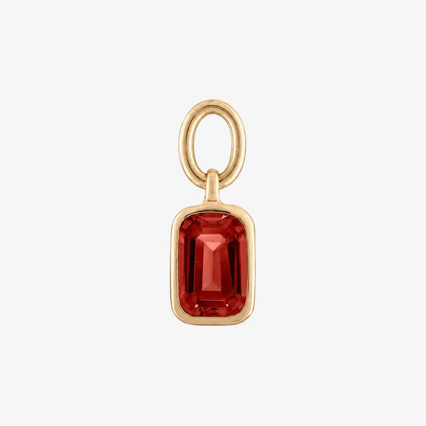 Garnet Earring Charm