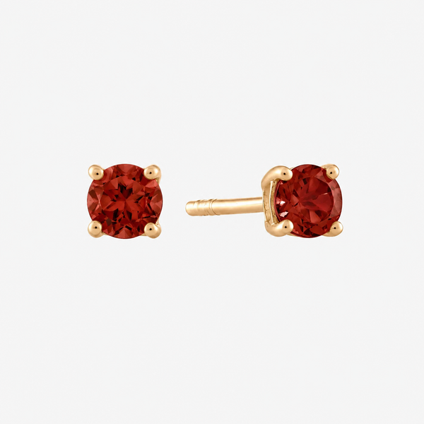 Garnet Stud Earrings