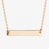 Custom Horizontal Bar Necklace