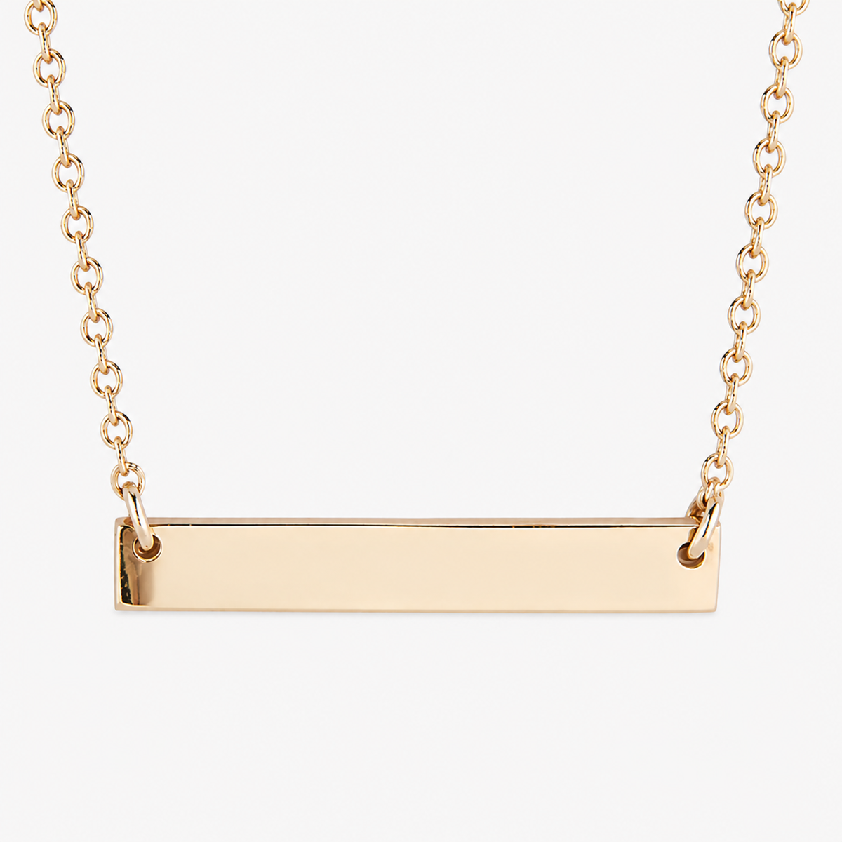 Custom Horizontal Bar Necklace