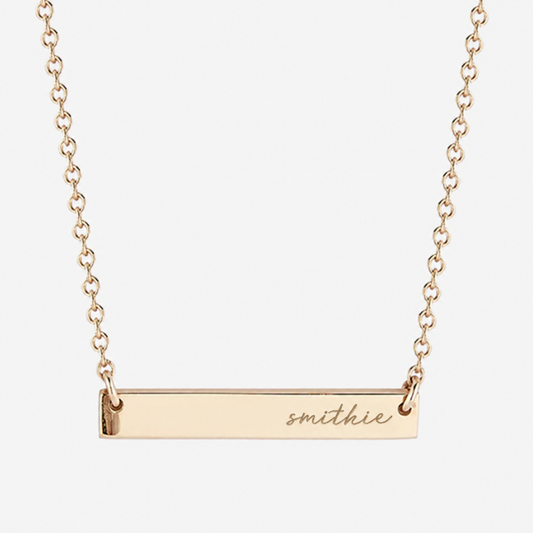 Smith Horizontal Bar Necklace