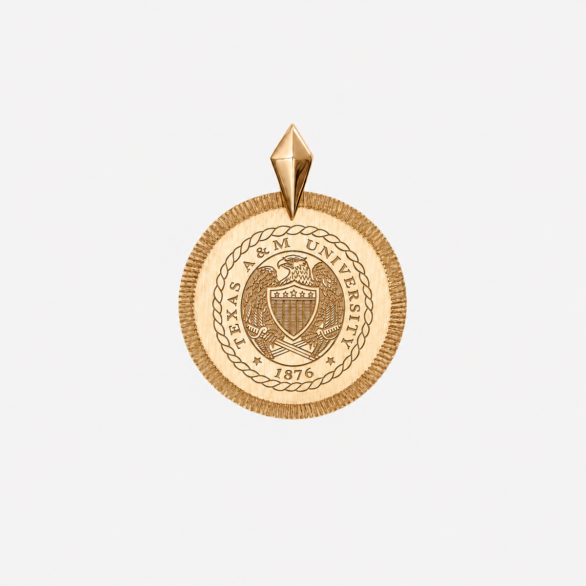 Texas A&M Florentine Crest Pendant