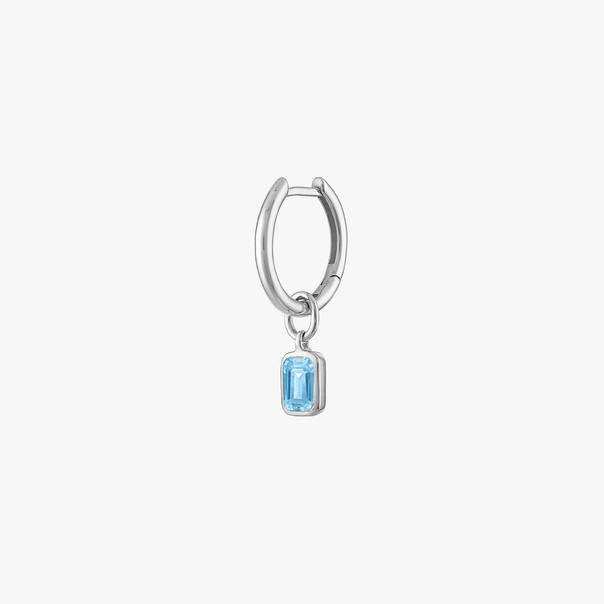 Blue Topaz Earring Charm