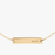 ECU Horizontal Necklace Cavan Gold Close Up