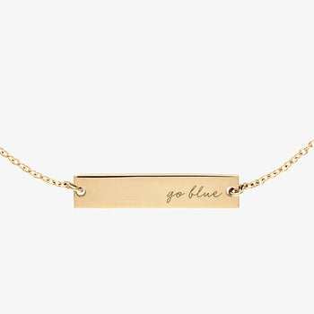 Michigan Go Blue Bracelet