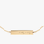 Ole Miss Horizontal Necklace Cavan Gold Close Up