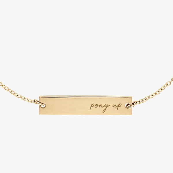 SMU Pony Up Bracelet