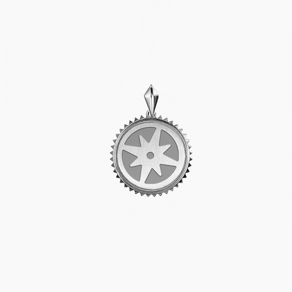 Theta Phi Alpha Sunburst Compass Necklace