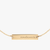 West Virginia Horizontal Necklace Cavan Gold Close Up