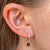 Cornell Florentine Earring Bundle shown on figure in gold