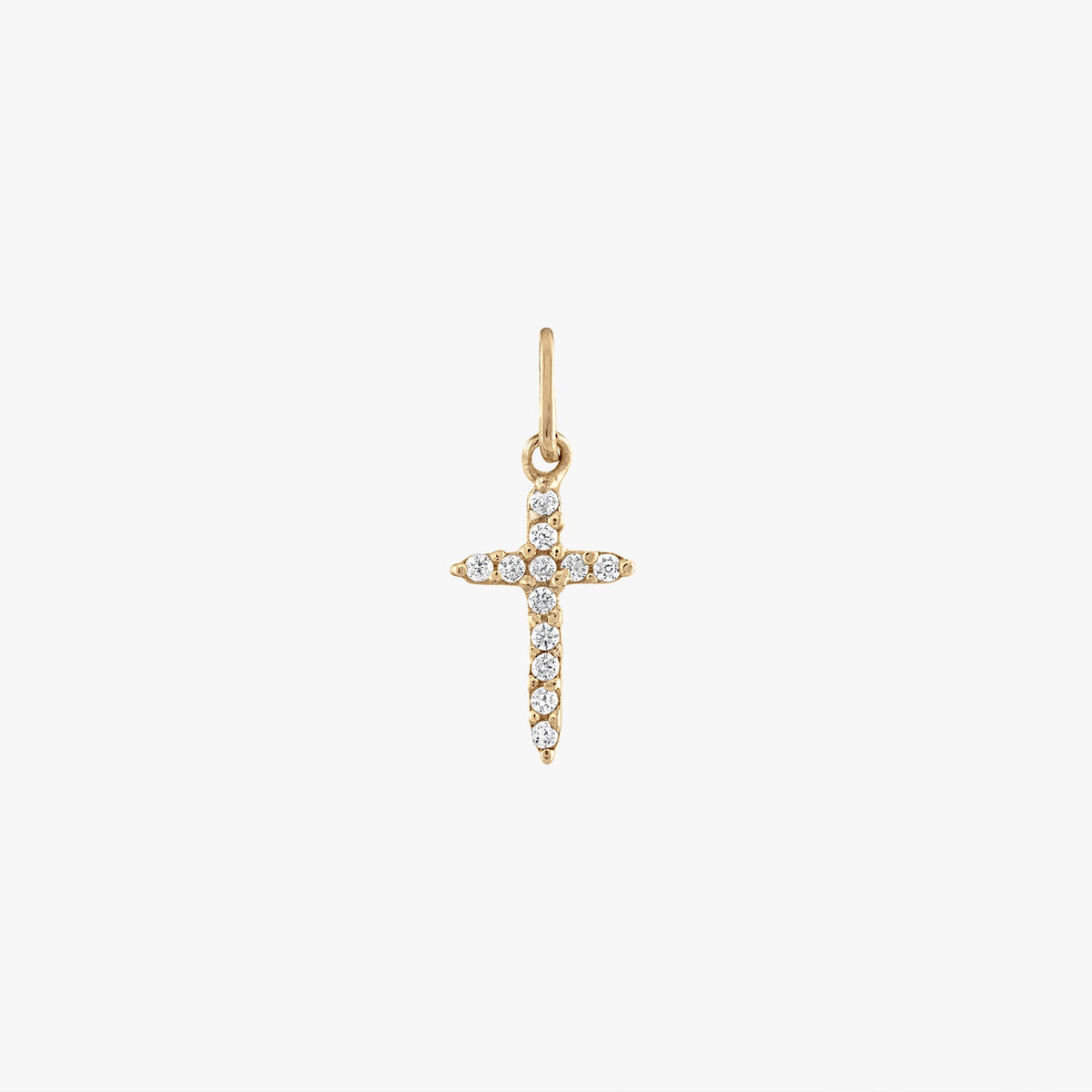 Diamond Cross Charm