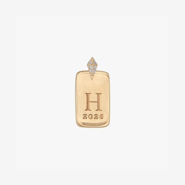 Custom Diamond Ingot Petite Pendant