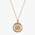 Gold Vermeil 14K Gold Dartmouth Crest Sunburst Necklace