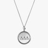 Silver Delta Delta Delta Sunburst Letters Necklace