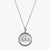 Silver Delta Delta Delta Sunburst Letters Necklace