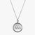 Silver Delta Delta Delta Sunburst Letters Necklace