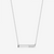 Delta Delta Delta Horizontal Bar Necklace in Sterling Silver