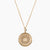 Gold Vermeil 14K Gold University of Delaware Crest Sunburst Necklace